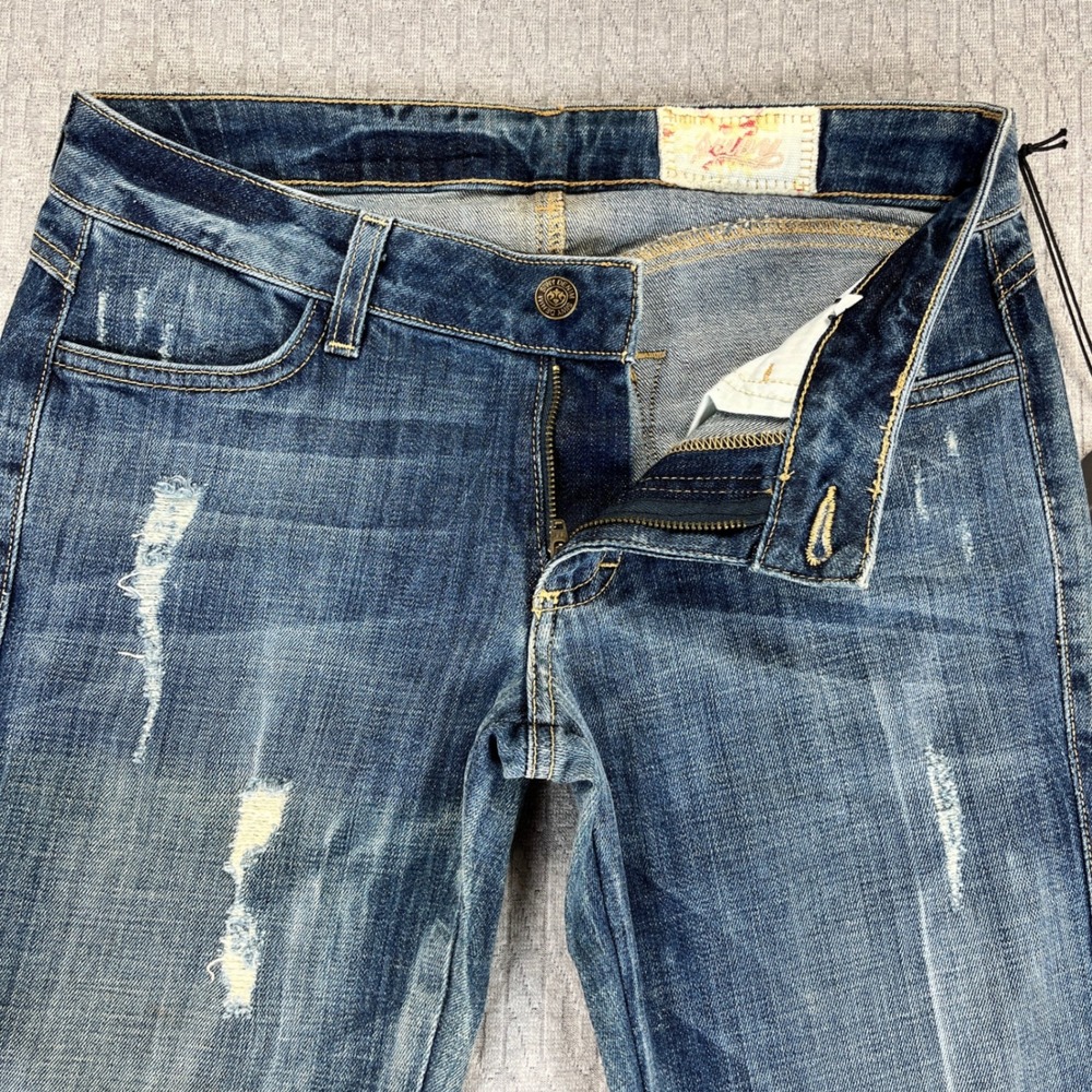 New with tags SIWY women 27/30X34 low rise Distressed whiskered Sexy Dress Jeans - Picture 14 of 16